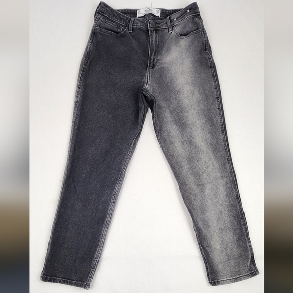 Hollister Two Tone Curvy High-Rise Mom Stretch Jeans 28× 27 - Picture 1 of 7